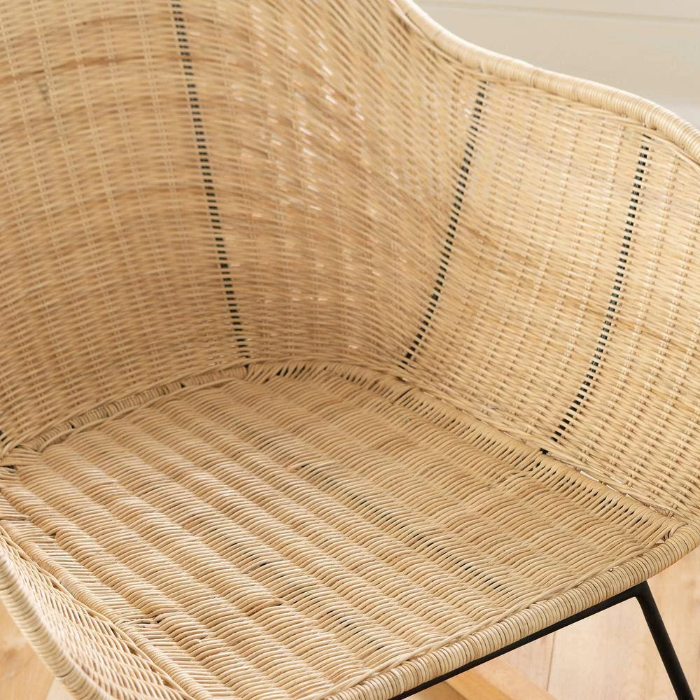 Balka Beige Rattan Chair by South Shore 7 Balka Beige Rattan Chair by South Shore - Image 7
