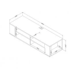 City Life 50-Disk Capacity Wall Mounted Media Console in Black Oak by South Shore 14 City Life 50-Disk Capacity Wall Mounted Media Console in Black Oak by South Shore -South Shore Shop black oak south shore media storage 4147675 c3 1000