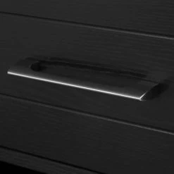 Vietti Bar Cabinet with Bottle Storage and Drawers, Black Oak by South Shore -South Shore Shop black oak south shore sideboards buffet tables 10470 1d 1000