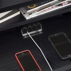 Reevo 1-Drawer Black Onyx Nightstand by South Shore -South Shore Shop black onyx south shore nightstands 10260 44 1000