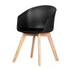 Flam Black Chair by South Shore