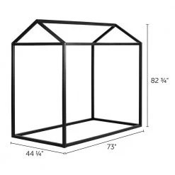 Sweedi Black Twin Bed by South Shore -South Shore Shop black south shore kids beds 12513 77 1000