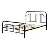 Avilla Black Queen Size Bed 63.5 in. W with Headboard by South Shore