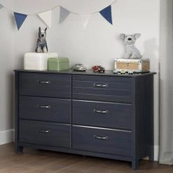 Ulysses 6-Drawer Blueberry Dresser by South Shore