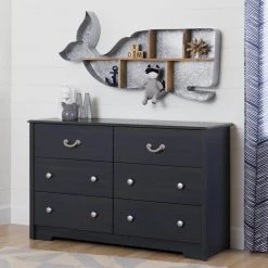 Aviron 6-Drawer Blueberry Dresser by South Shore -South Shore Shop blueberry south shore kids dressers 10416 c3 1000