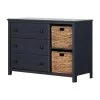 Cotton Candy 3-Drawer Blueberry Dresser by South Shore