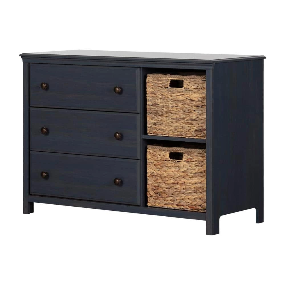 Cotton Candy 3-Drawer Blueberry Dresser by South Shore 1 Cotton Candy 3-Drawer Blueberry Dresser by South Shore