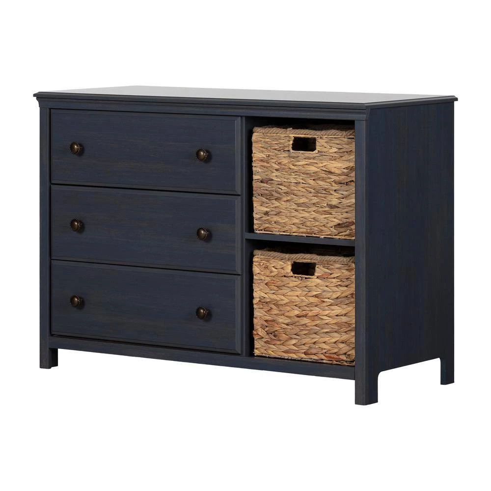 Cotton Candy 3-Drawer Blueberry Dresser by South Shore 2 Cotton Candy 3-Drawer Blueberry Dresser by South Shore - Image 2