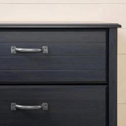 Asten 6 -Drawer Blueberry Dresser 31.25 in. H x 53.5 in. W x 19.5 in. D by South Shore -South Shore Shop blueberry south shore kids dressers 12723 1f 1000