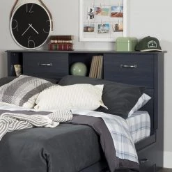 Ulysses Blueberry Full Headboard by South Shore