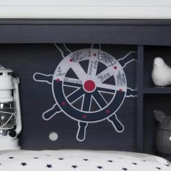 Aviron Blueberry Twin Kids Headboard by South Shore -South Shore Shop blueberry south shore kids headboards 10421 44 1000