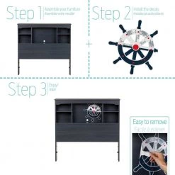 Aviron Blueberry Twin Kids Headboard by South Shore -South Shore Shop blueberry south shore kids headboards 10421 fa 1000