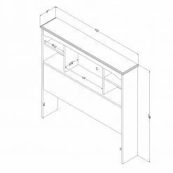 Navali Blue Twin Headboard by South Shore -South Shore Shop blueberry south shore kids headboards 12709 fa 1000
