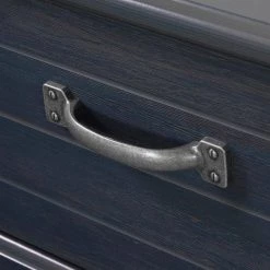 Asten 1 -Drawer Blueberry Nightstand 22.5 in. H x 21.75 in. W x 17.5 in. D by South Shore -South Shore Shop blueberry south shore kids nightstands 12725 1f 1000