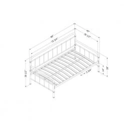 Prairie Bronze Twin Size DayBed by South Shore 16 Prairie Bronze Twin Size DayBed by South Shore -South Shore Shop bronze south shore daybeds 14137 77 1000