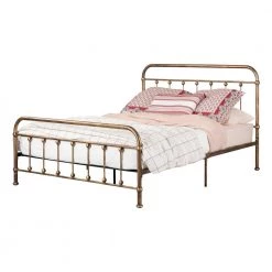 Prairie Bronze Queen Size Bed 64.75 in. Wwith Headboard by South Shore -South Shore Shop bronze south shore platform beds 13068 1f 1000
