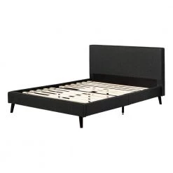 Gravity Charcoal Gray Queen Bed by South Shore