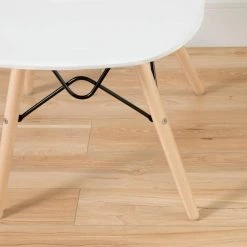 Annexe 19.3 in. Width Standard Clear and White Plastic Guest Office Chair by South Shore -South Shore Shop clear and white south shore guest office chairs 100275 4f 1000