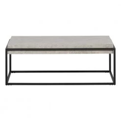 Mezzy 44 in. Concrete Gray/Black Large Rectangle Wood Coffee Table by South Shore -South Shore Shop concrete gray and black south shore coffee tables 12066 fa 1000