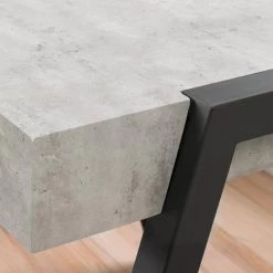 City Life Concrete Gray and Black End Table by South Shore -South Shore Shop concrete gray and black south shore end side tables 11416 1f 1000