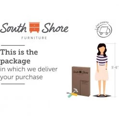 City Life Concrete Gray and Black End Table by South Shore -South Shore Shop concrete gray and black south shore end side tables 11416 44 1000