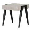 City Life Concrete Gray and Black End Table by South Shore