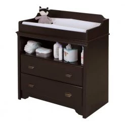 Fundy Tide 2-Drawer Espresso Changing Table by South Shore -South Shore Shop espresso south shore changing tables 9024331 c3 1000