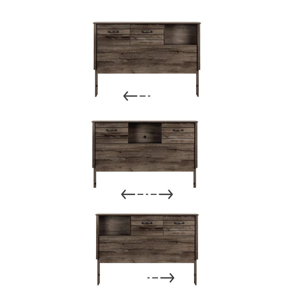 Ulysses Fall Oak Full Headboard by South Shore 9 Ulysses Fall Oak Full Headboard by South Shore - Image 9