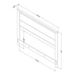 Fynn Fall Oak Full Headboard by South Shore -South Shore Shop fall oak south shore kids headboards 11925 40 1000