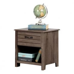Ulysses 1-Drawer Fall Oak Nightstand by South Shore 13 Ulysses 1-Drawer Fall Oak Nightstand by South Shore -South Shore Shop fall oak south shore nightstands 11910 fa 1000