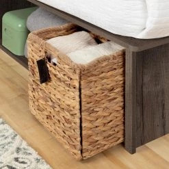 Avilla Fall Oak Full Storage Bed with Baskets by South Shore -South Shore Shop fall oak south shore platform beds 13415 4f 1000