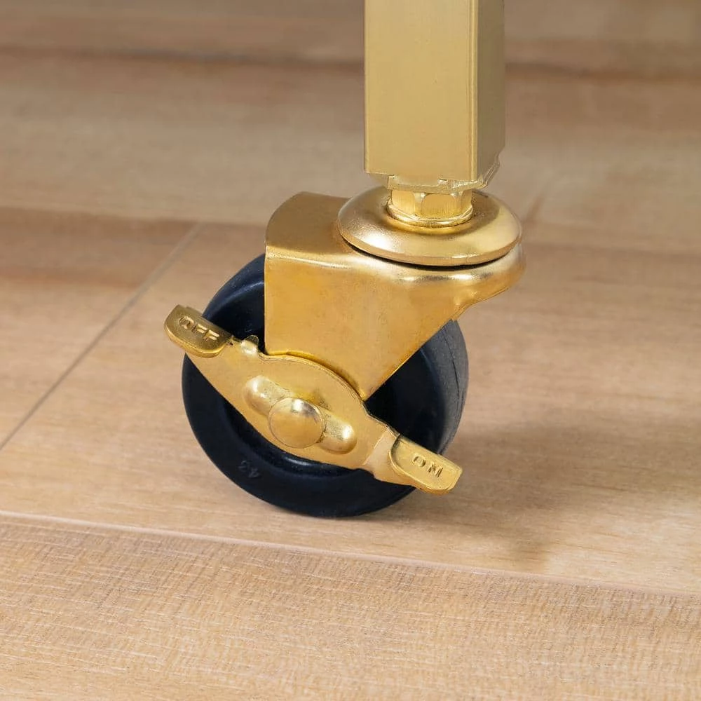 Maliza Bar Cart with Wine Bottle Storage and Wine Glass Rack Faux Carrara Marble by South Shore 9 Maliza Bar Cart with Wine Bottle Storage and Wine Glass Rack Faux Carrara Marble by South Shore - Image 9