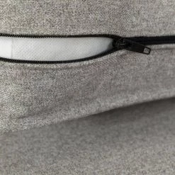 Live-it Cozy 1-Piece Gray Fog Polyester Sectional Sofa with Reversible Sleeper and Removable Cushions by South Shore -South Shore Shop gray fog south shore sectional sofas 100308 76 1000