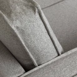 Live-it Cozy 1-Piece Gray Fog Polyester Sectional Sofa with Reversible Sleeper and Removable Cushions by South Shore -South Shore Shop gray fog south shore sectional sofas 100308 fa 1000