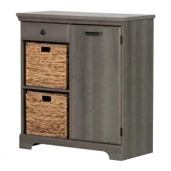 Versa Gray Maple Storage Cabinet by South Shore