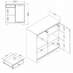 Versa Gray Maple Storage Cabinet by South Shore -South Shore Shop gray maple south shore accent cabinets 12312 c3 1000