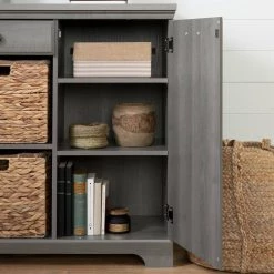 Versa Gray Maple Storage Cabinet by South Shore -South Shore Shop gray maple south shore accent cabinets 12312 d4 1000