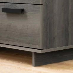 Cavalleri 5-Drawer Gray Maple Chest of Drawers by South Shore -South Shore Shop gray maple south shore chest of drawers 12226 1f 1000