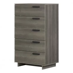Cavalleri 5-Drawer Gray Maple Chest of Drawers by South Shore