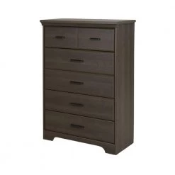 Versa 5-Drawer Gray Maple Chest of Drawers by South Shore -South Shore Shop gray maple south shore chest of drawers 9041035 76 1000