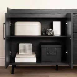 Kozack Gray Oak Accent Cabinet Credenza with 2-Drawers by South Shore -South Shore Shop gray oak south shore accent cabinets 13335 1f 1000