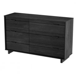 Fynn 6-Drawer Gray Oak Dresser by South Shore