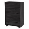 Fynn 5-Drawer Gray Oak Chest of Drawers by South Shore