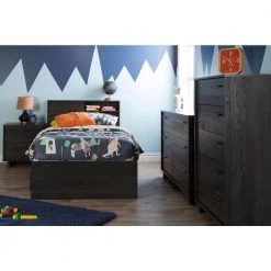 Fynn Gray Oak Twin Kids Headboard by South Shore -South Shore Shop gray oak south shore kids headboards 10091 31 1000