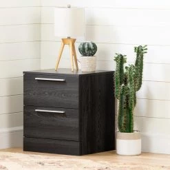 Step One Essential 2-Drawer Gray Oak Nightstand by South Shore 10 Step One Essential 2-Drawer Gray Oak Nightstand by South Shore -South Shore Shop gray oak south shore nightstands 12417 c3 1000