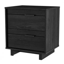 Fynn 2-Drawer Gray Oak Nightstand by South Shore