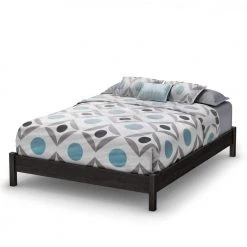 Tao Gray Oak Queen-Size Platform Bed by South Shore
