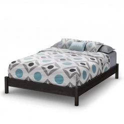 Step One Queen-Size Platform Bed in Gray Oak by South Shore -South Shore Shop gray oak south shore platform beds 737203 31 1000