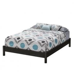 Step One Queen-Size Platform Bed in Gray Oak by South Shore -South Shore Shop gray oak south shore platform beds 737203 c3 1000