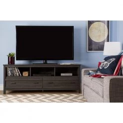 Exhibit 59 in. Gray Oak Particle Board TV Stand 60 in. by South Shore 17 Exhibit 59 in. Gray Oak Particle Board TV Stand 60 in. by South Shore -South Shore Shop gray oak south shore tv stands 10393 31 1000